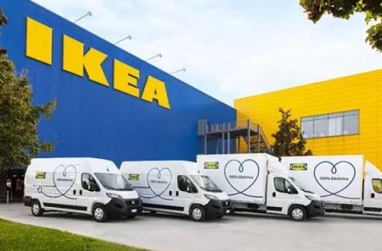IKEA UNA FLOTTA 100% ELETTRICA, 100% BTS
